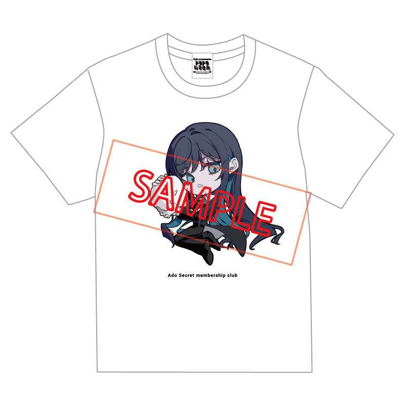 Ado 秘密基地 Tシャツ　白 2枚セット Adoのドキドキ秘密基地」公式Tシャツ ver.5 白【Ado Official Shop】