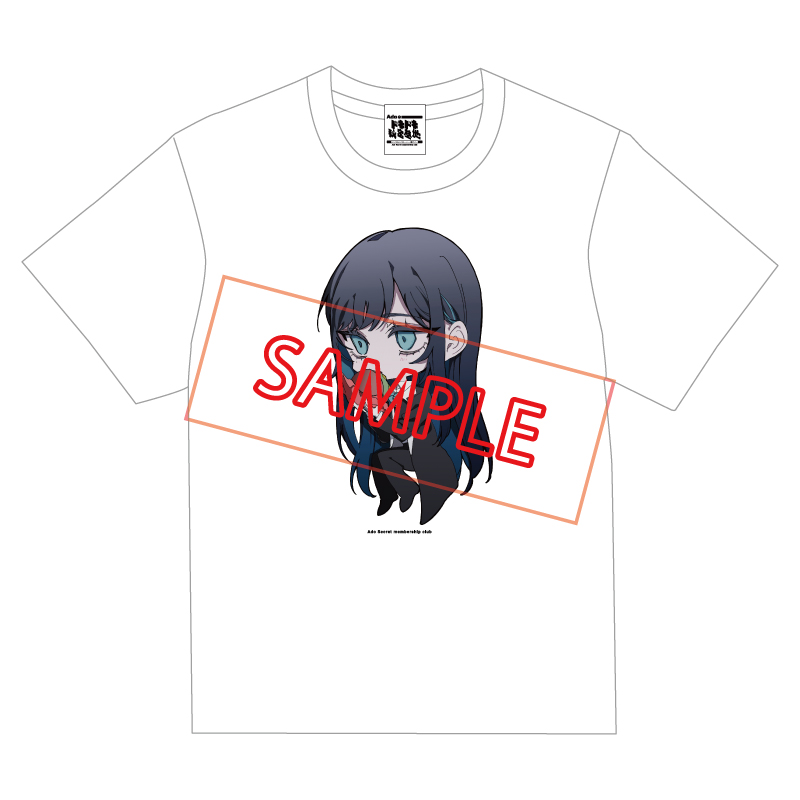 Ado カムパネルラ ドキドキ秘密基地 Tシャツ Mサイズ Adoのドキドキ秘密基地」公式Tシャツ ver.4 白【Ado Official