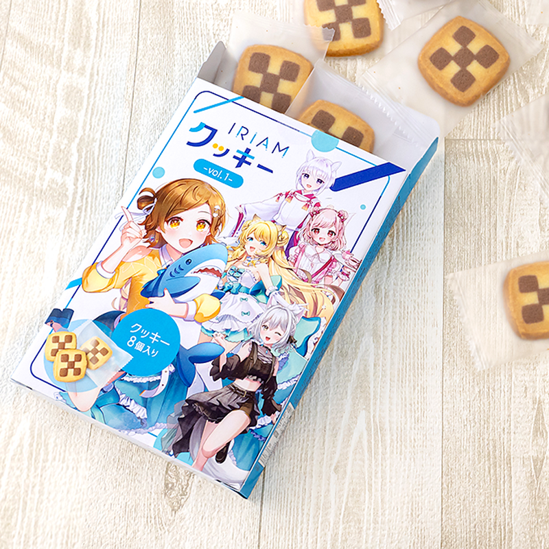 IRIAMクッキー-vol.1- カード付き（1箱:ランダム3枚入／カード:全20種