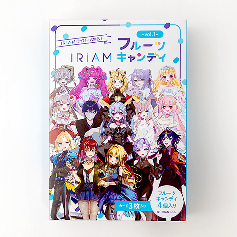 IRIAMスナック-フルーツキャンディvol.1- カード付き（1箱:ランダム3枚