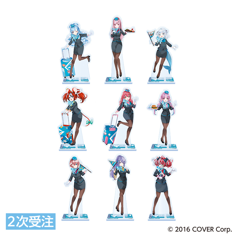 ホロライブエアライン アクリルスタンド（ハコス・ベールズ