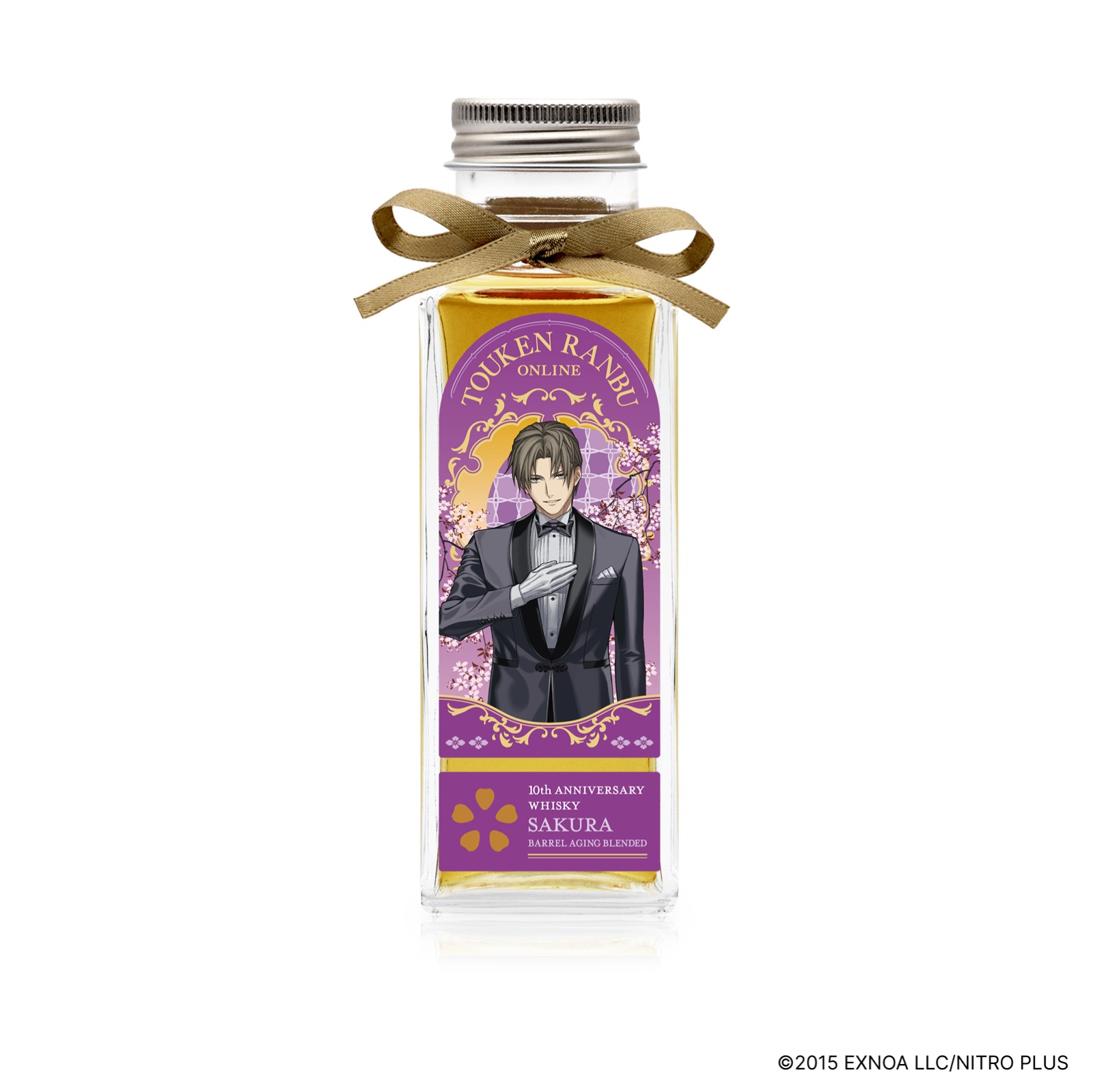 刀剣乱舞 鶴丸国永 限定グラス付き 10周年記念ウイスキー 桜 刀剣乱舞 鶴丸国永 限定グラス付き 10周年記念ウイスキー 桜 刀剣乱舞