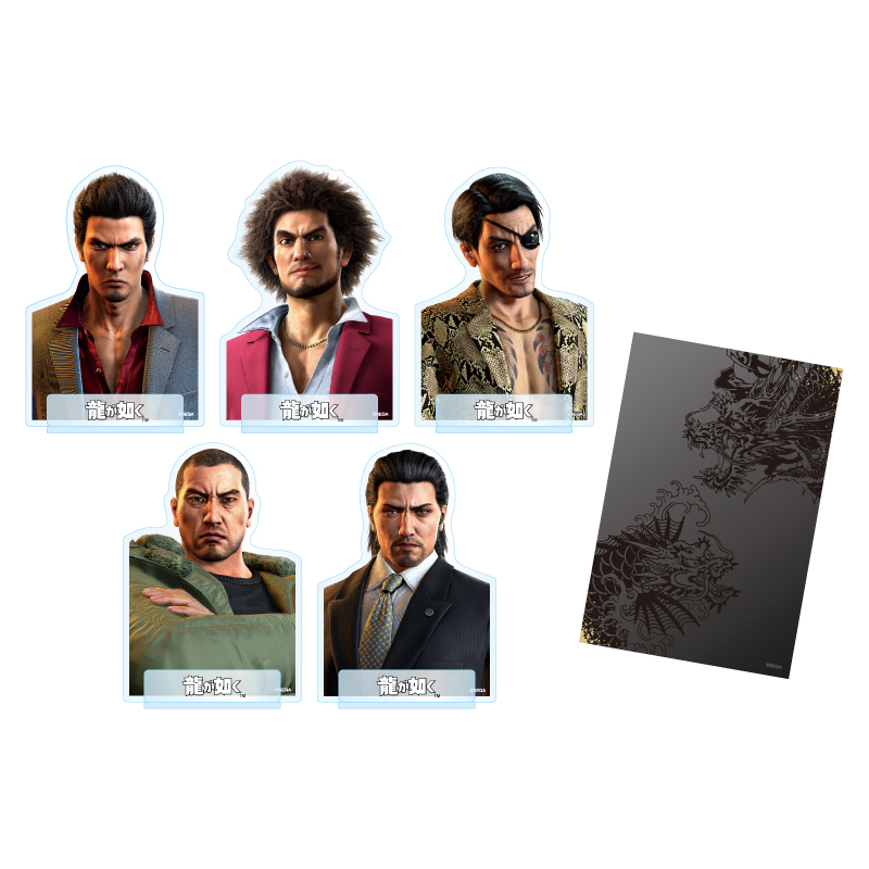 真島吾朗 アクリルスタンド ポストカード セガ ラッキーくじ『龍が如く』真島吾朗HISTORY発売 | 株式会社