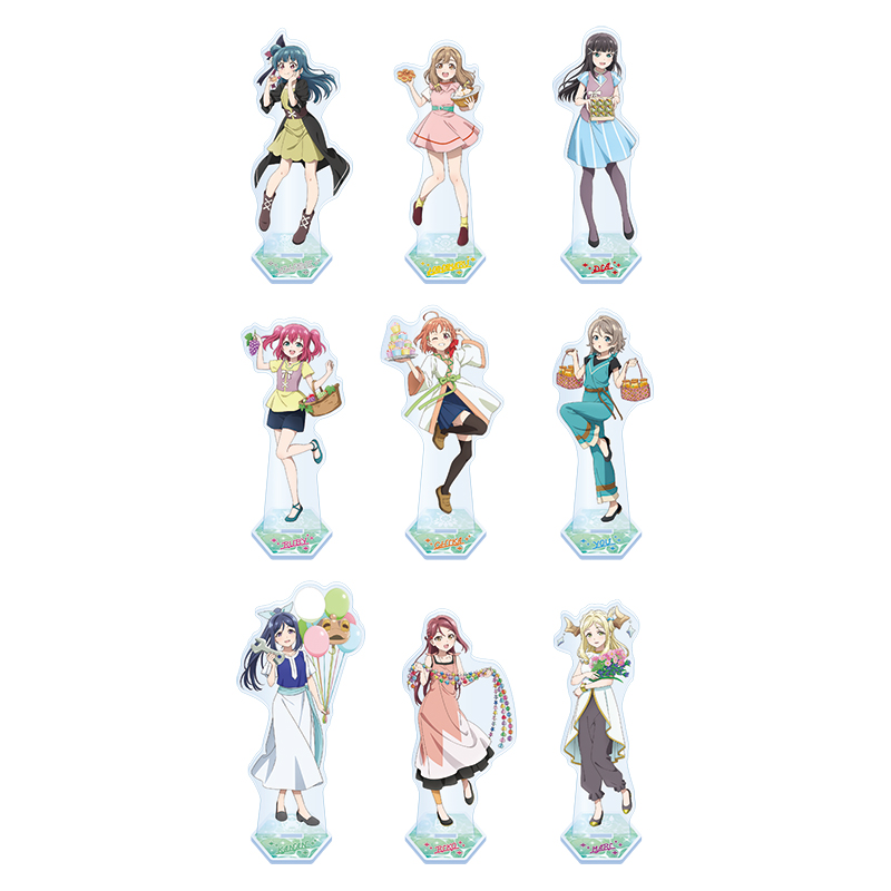 【ラス1】ダンまち 着物 晴着 ビッグアクリルスタンド 全種セット Z/X -Zillions of enemy X- Z/X iDOL Project GALAXi LiVE HOP