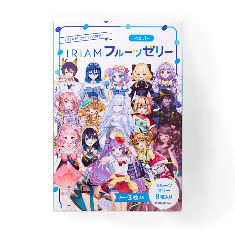 IRIAMフルーツゼリー-vol.1- カード付き（1箱:ランダム3枚入／カード