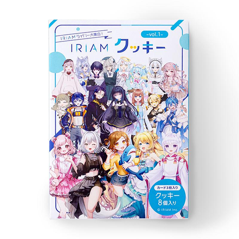 IRIAMクッキー-vol.1- カード付き（1箱:ランダム3枚入／カード:全20種