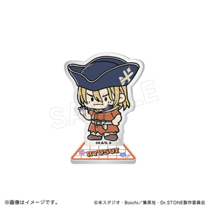Dr.STONE 特典 スタンリー ミニフォト ✴︎ Dr.STONE_IDフォト風ミニミニスタンド にゅ～とろ A 石神 千空