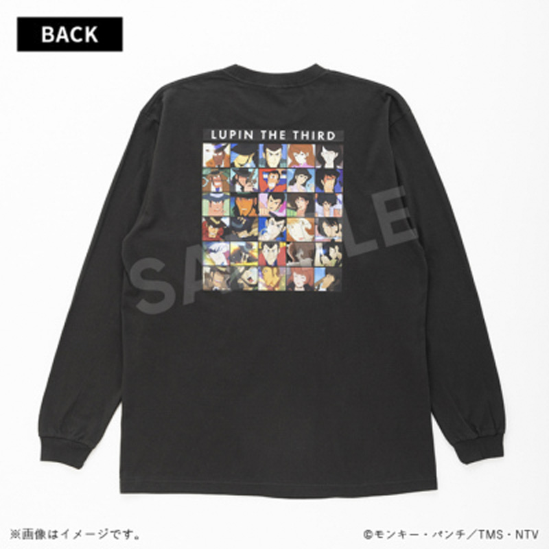 ルパン三世 冬ｱﾊﾟﾚﾙ23 長袖T PART1~6 ｽﾓｰｸﾌﾞﾗｯｸ XXL【アニメ