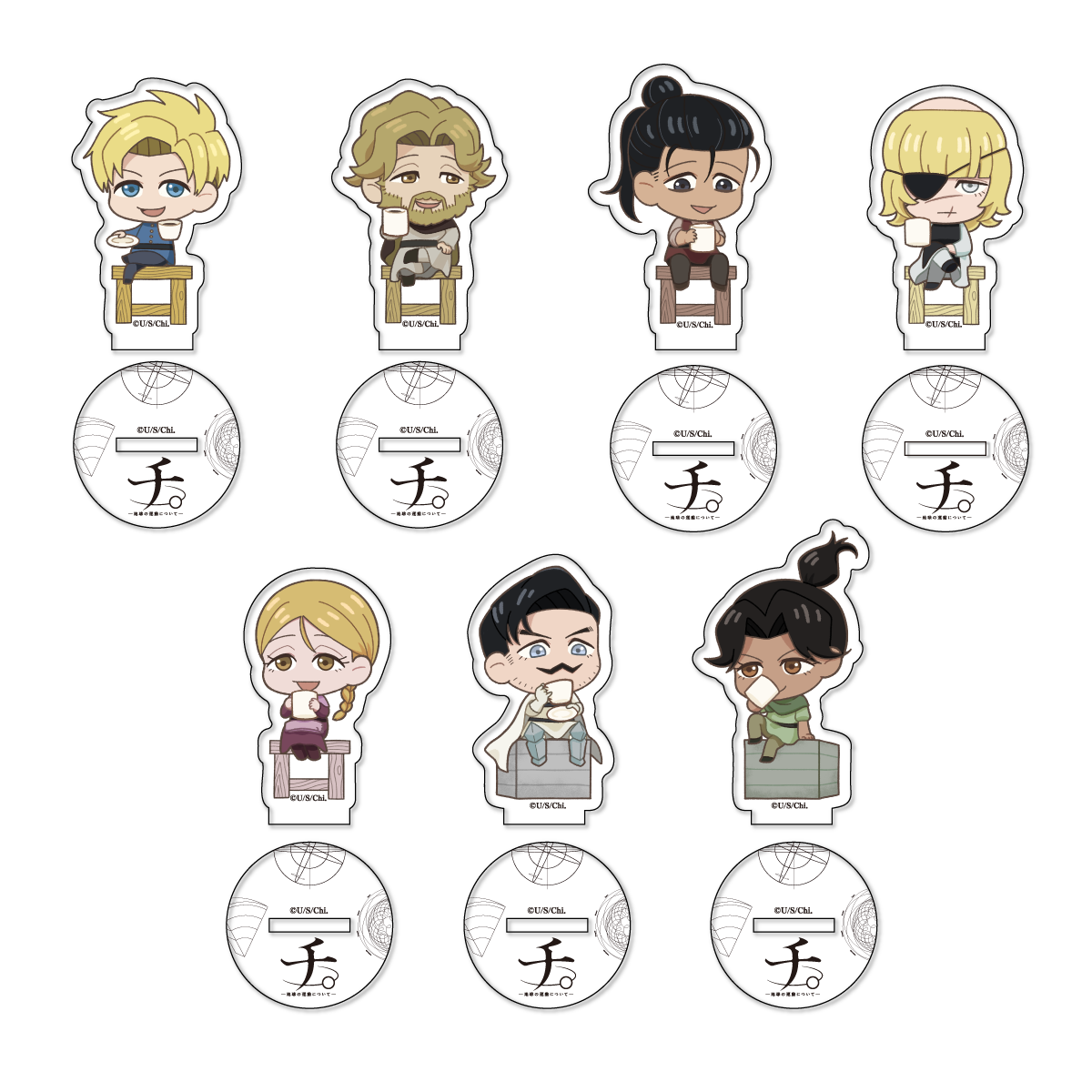 アニメ『チ。 ―地球の運動についてー』 アクリルスタンド （7種