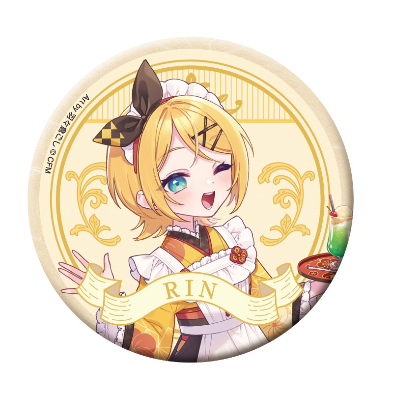 鏡音リン ドンキホーテ アイスクリームパーティー 缶バッジ 鏡音リン ドンキホーテ アイスクリームパーティー 缶バッジ