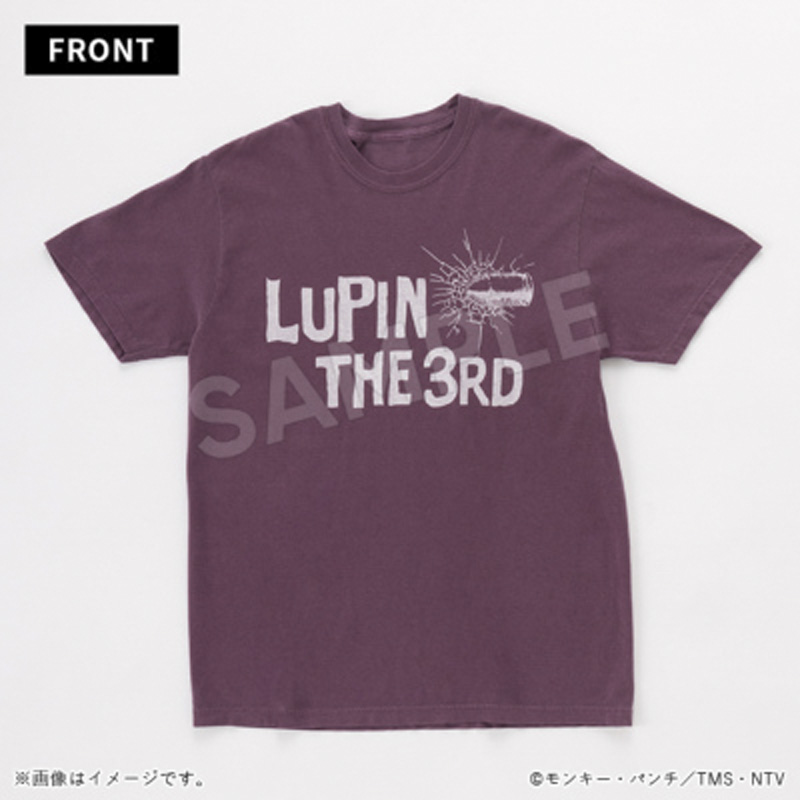 LUPIN THE ⅢRD Tシャツ Mサイズ ルパン三世 半袖Tシャツ LUPIN THE 3RD ワインレッド M【アニメ