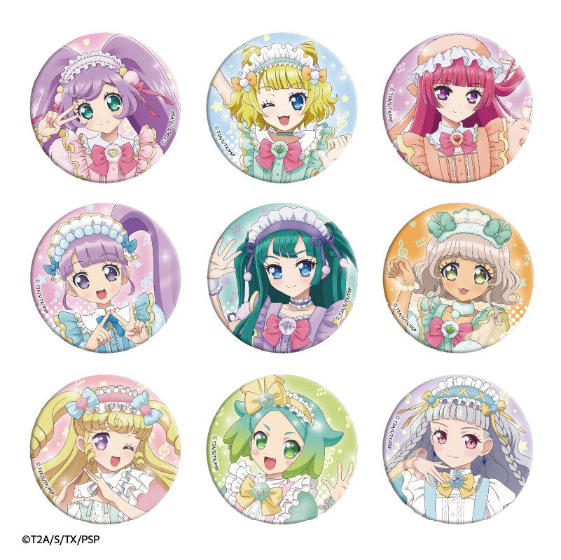 プリティーシリーズ Crossing Live 2025 トレーディング缶バッジ【全30