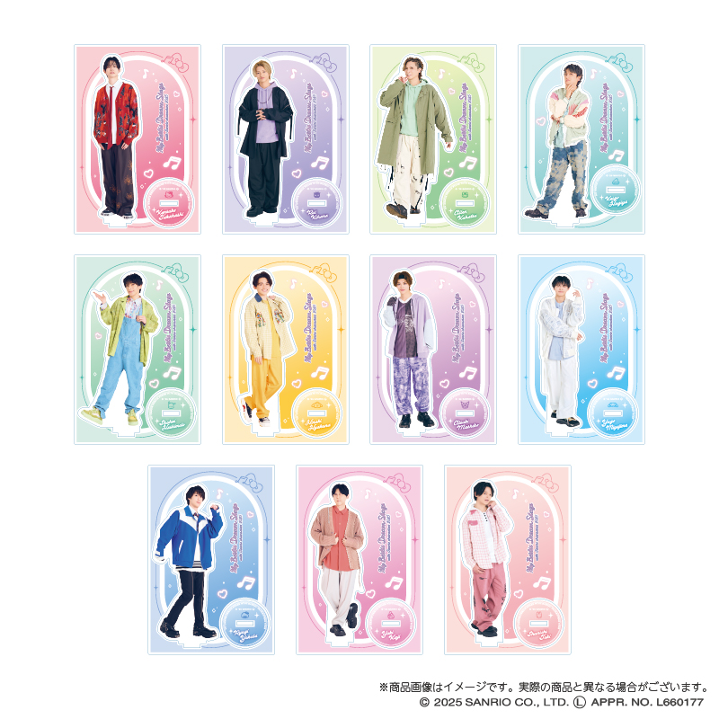 My Bestie Dream Stage with Sanrio characters 2025 アクリルスタンド