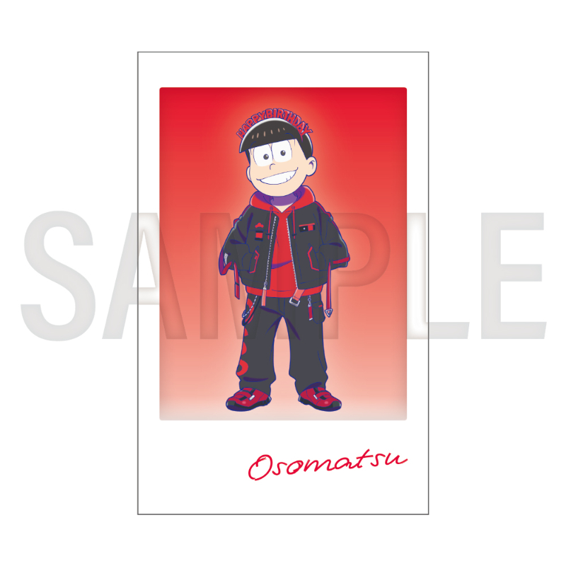 おそ松さん 6つ子バースデー'25 トレーディングチェキ風カード【アニメ