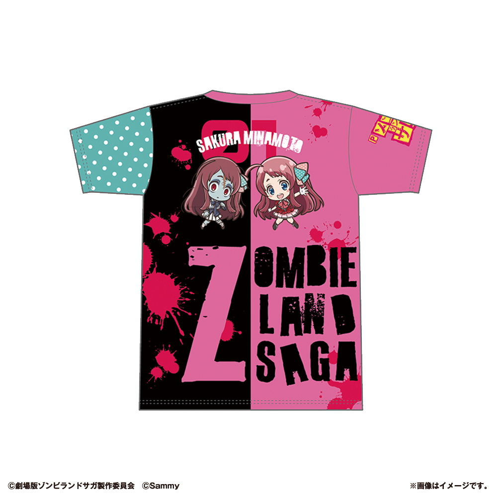 ゾンビランドサガEXPO フルグラフィックTシャツ 源さくら 新品未開封 劇場版『ゾンビランドサガ ゆめぎんがパラダイス』 フルグラフィックT