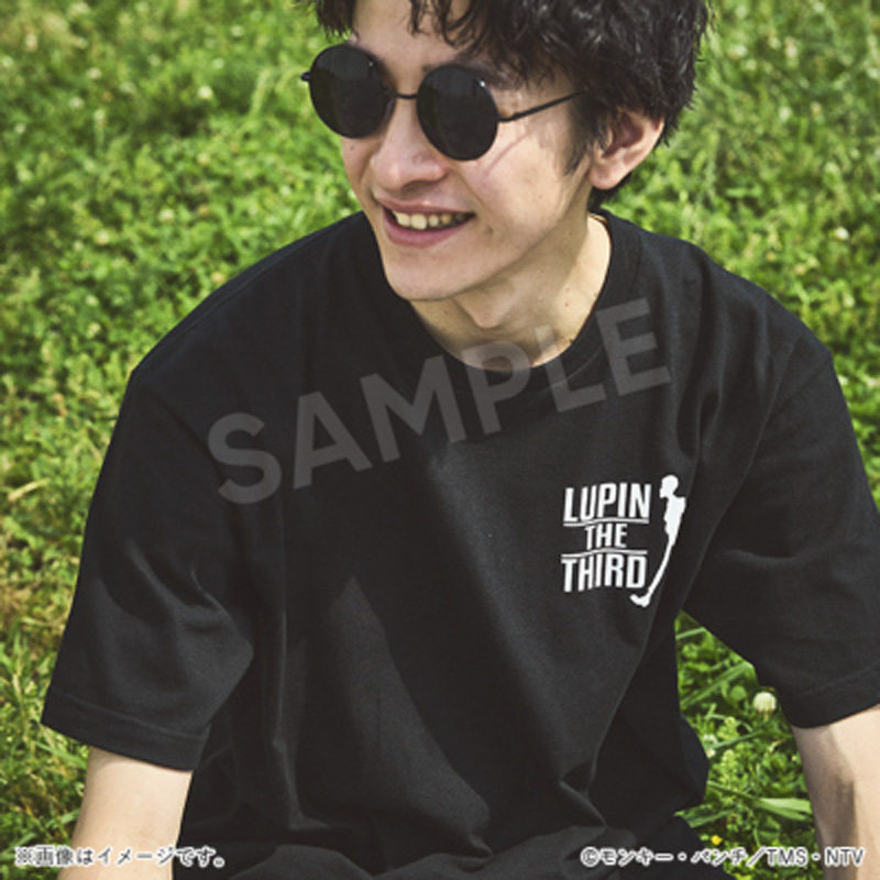 ルパン三世 半袖Tシャツ ヒストリー ブラック S【アニメタイムズSTORE】