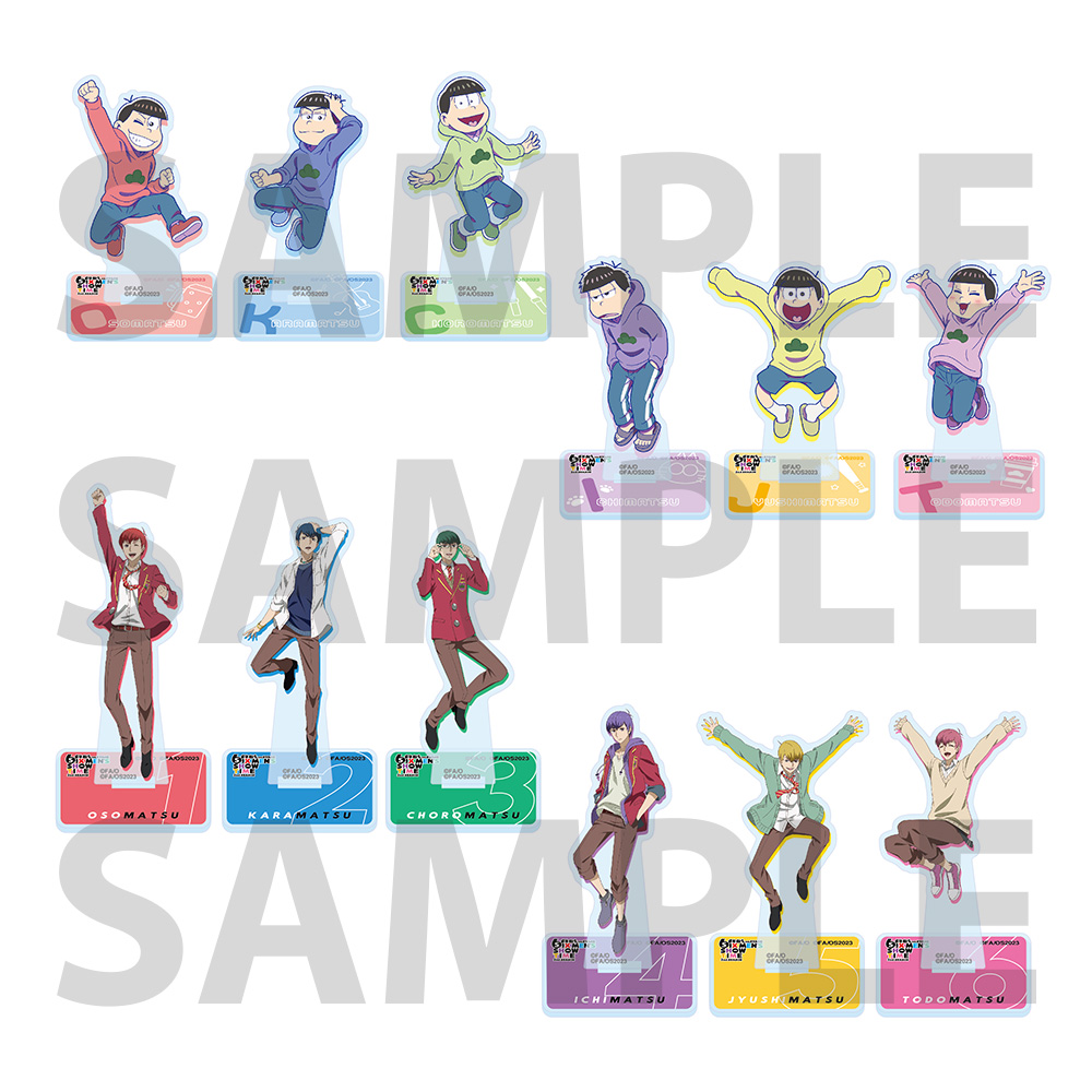 おそ松さん on STAGE～SIX MEN'S SHOW TIME～2nd SEASON」アクリル