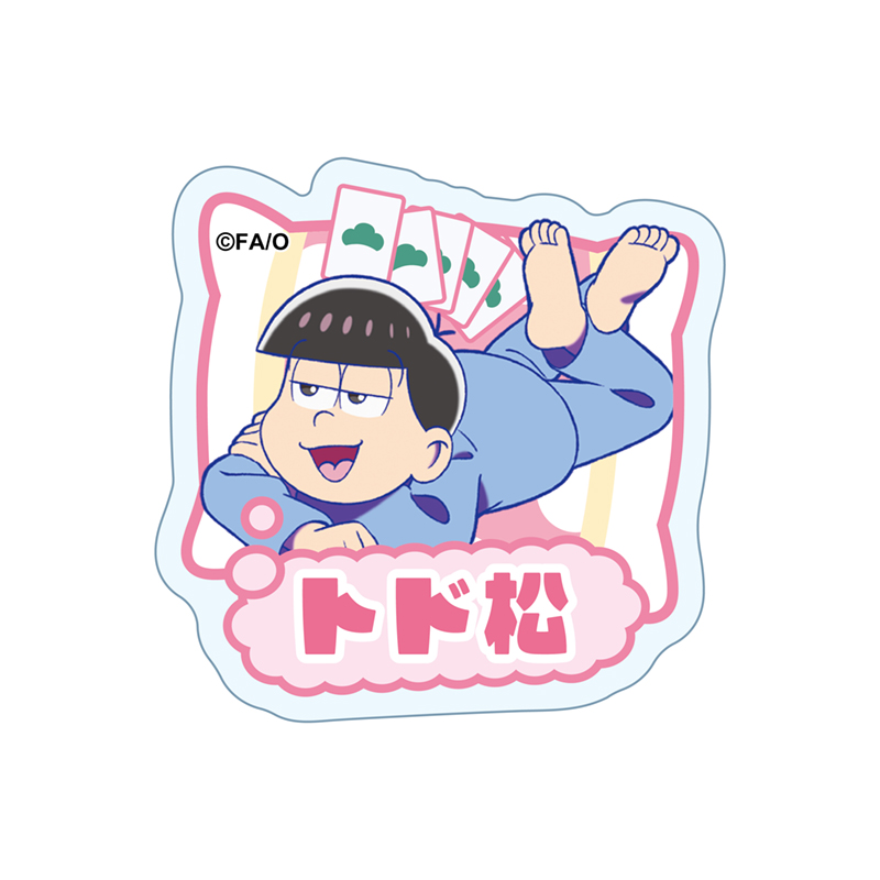 おそ松さん 映画 おそ松さん ステッカー 2枚 DVD man 映画 ステッカー