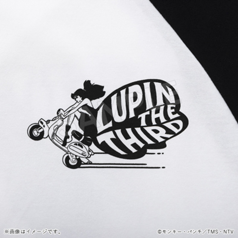 ルパン ルパン三世 冬ｱﾊﾟﾚﾙ23 ﾗｸﾞﾗﾝT 不二子 ﾌﾞﾗｯｸ XL【アニメタイムズSTORE】