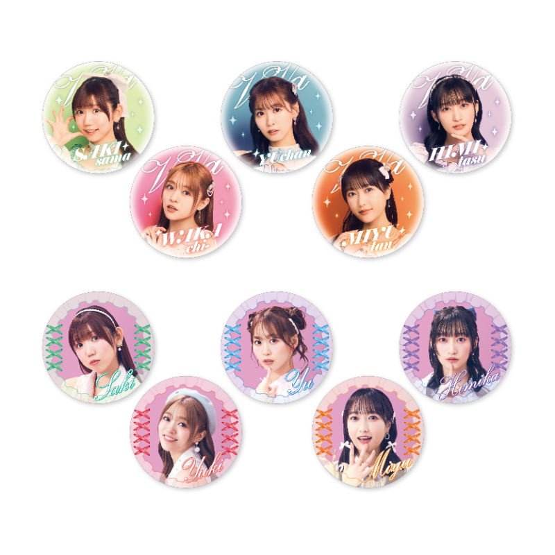 i☆Ris 10th Live Tour 2025 ViVa i☆Ris ビバ！i☆Ris缶バッジ