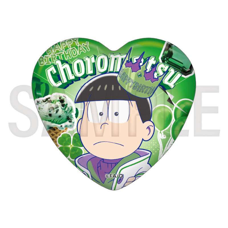 おそ松さん　缶バッジ・プロマイド おそ松さん×mixx garden2023 トレーディングミニキャラペア缶バッジ
