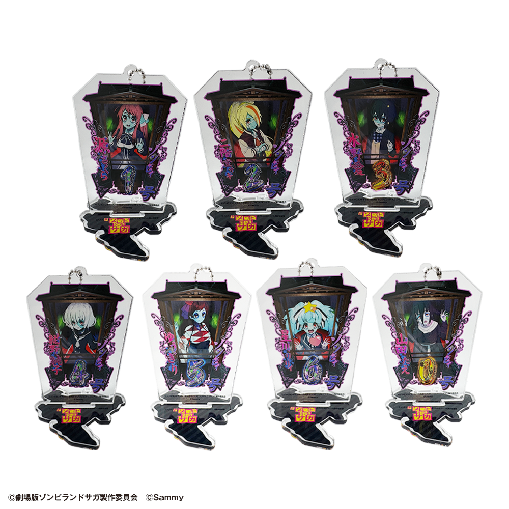 Pゾンビランドサガ 図柄アクリルスタンドキーホルダー【アニメタイムズ