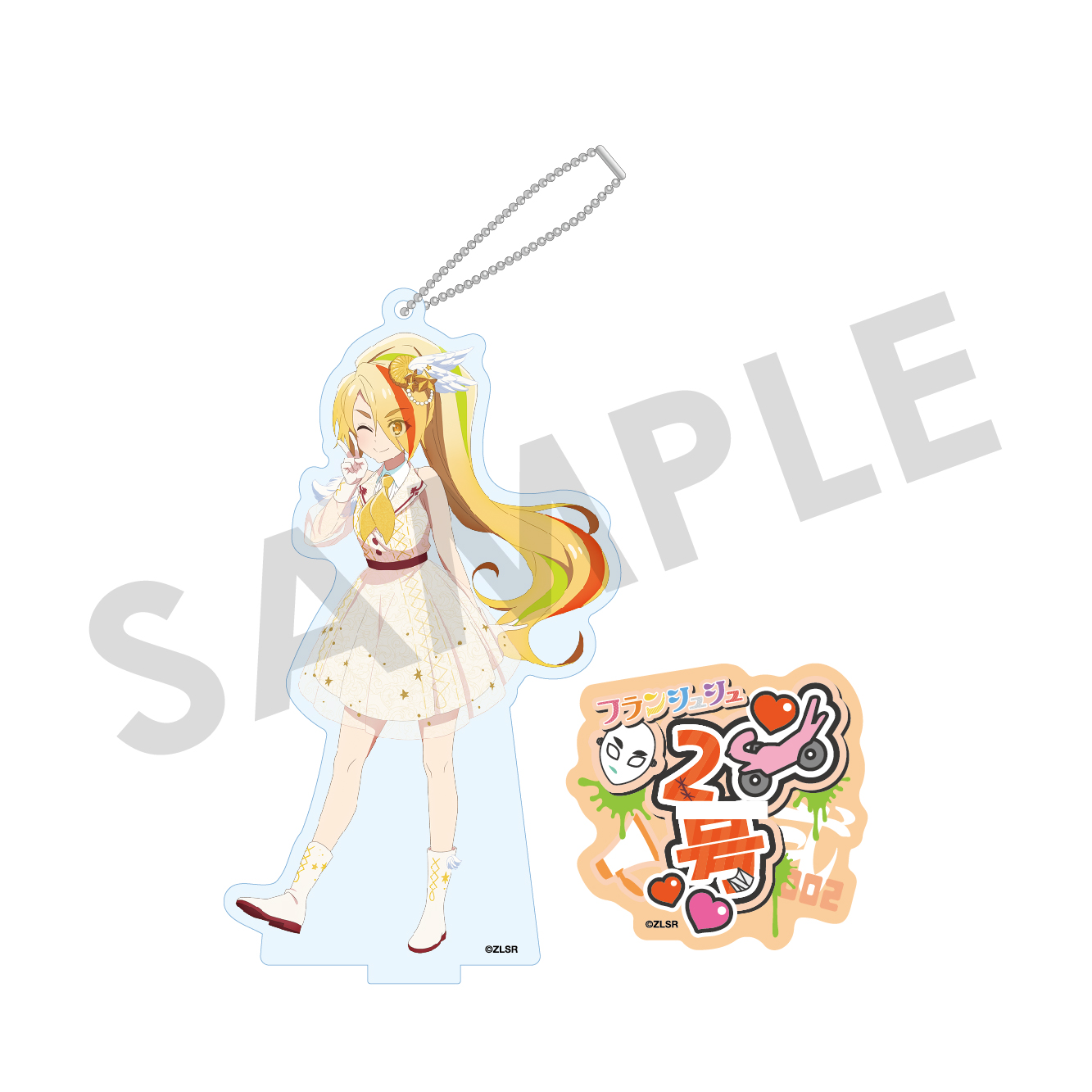 7点　劇場版　ゾンビランドサガ　唐津　すきっちゃん！からチュッ　アクリルスタンド 佐賀県唐津市×ゾンビランドサガ スペシャルコラボソング「すきっちゃん