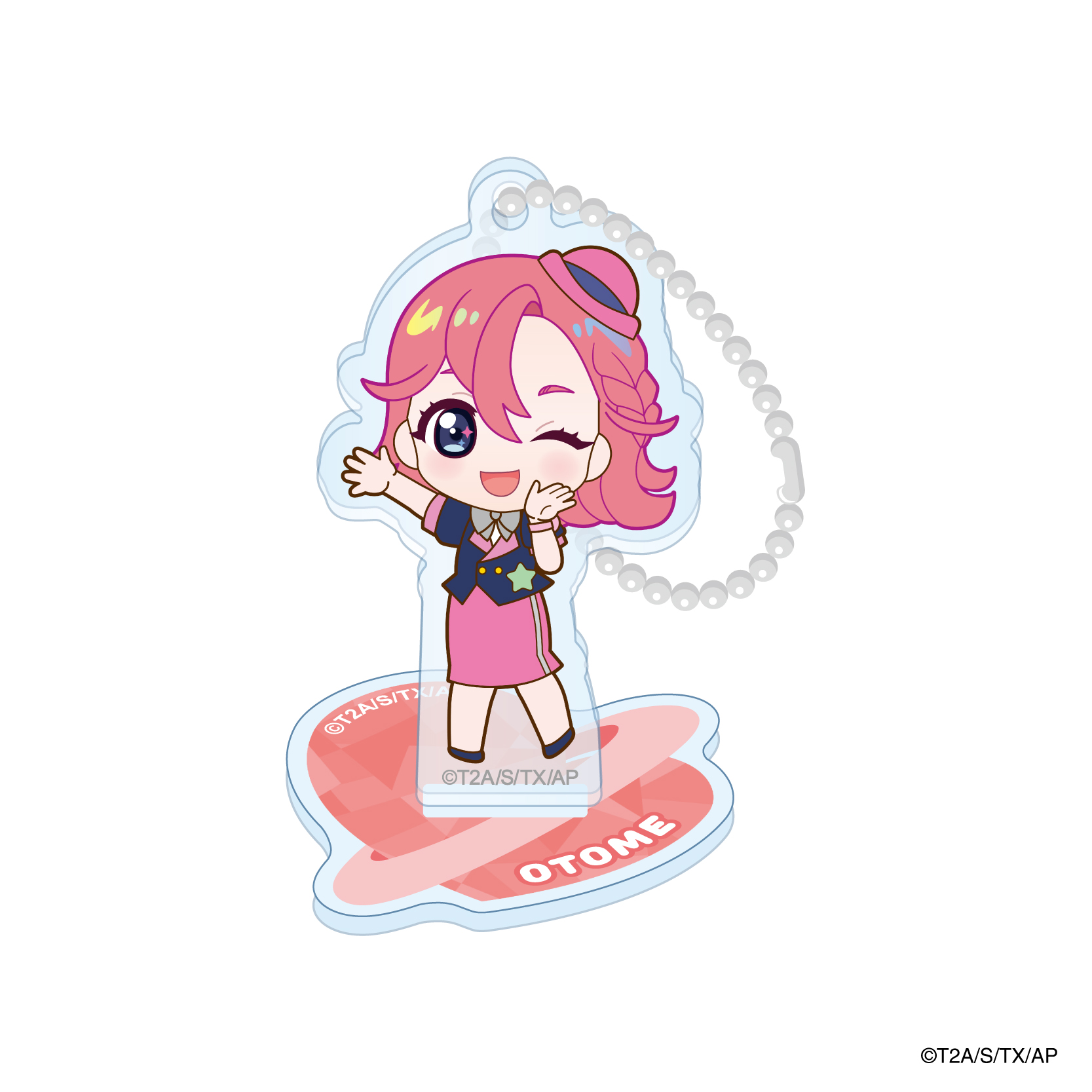 ひみつのアイプリ Ring Ring LIVE アクリルスタンドキーホルダー 七浦 