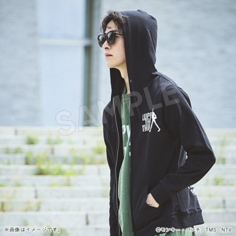 ルパン三世 パーカー ブラック L【アニメタイムズSTORE】