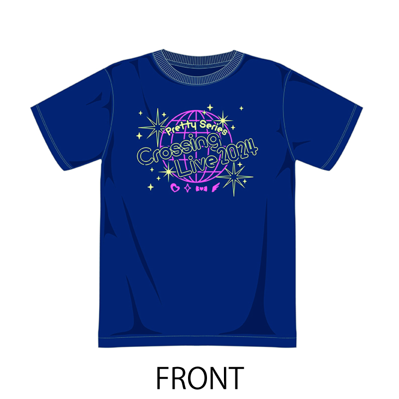 プリティーシリーズ Crossing Live 2024 Tシャツ（レディース)【アニメ