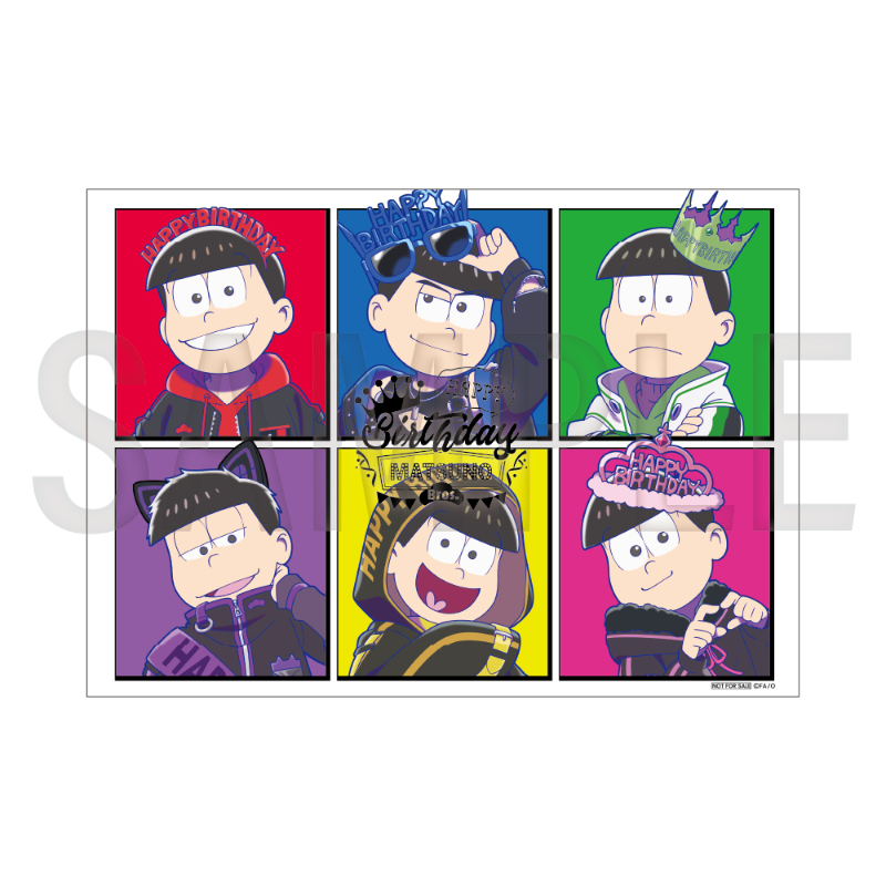 おそ松さん 6つ子バースデー'25 ホログラムBIG缶バッジ（十四松