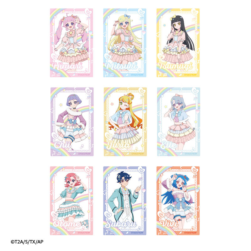 プリティーシリーズ Crossing Live 2025 トレーディングクリアカード