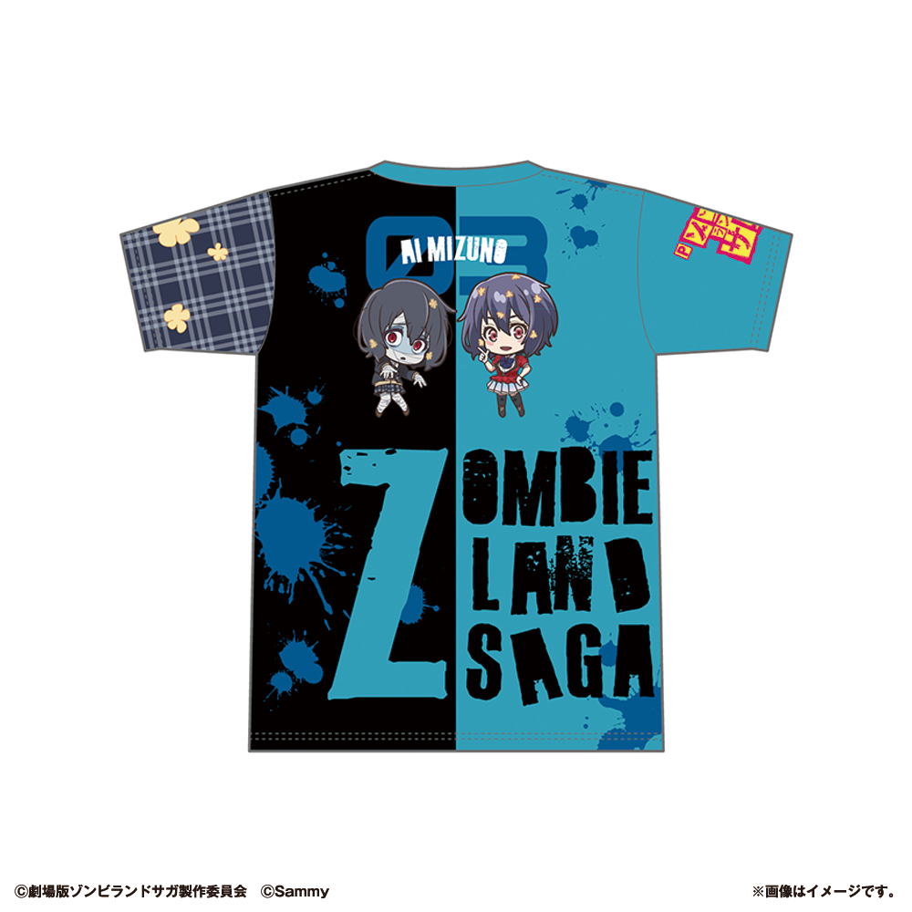 Pゾンビランドサガ フルグラフィックTシャツ（水野愛）【アニメ