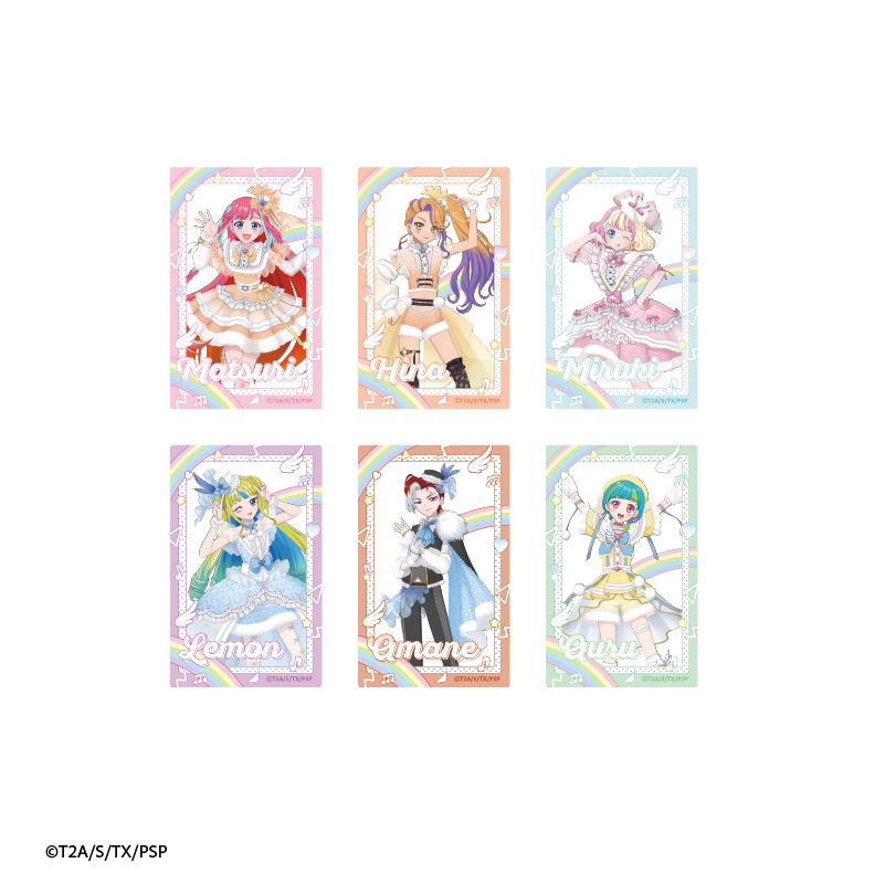 プリティーシリーズ Crossing Live 2025 トレーディングクリアカード