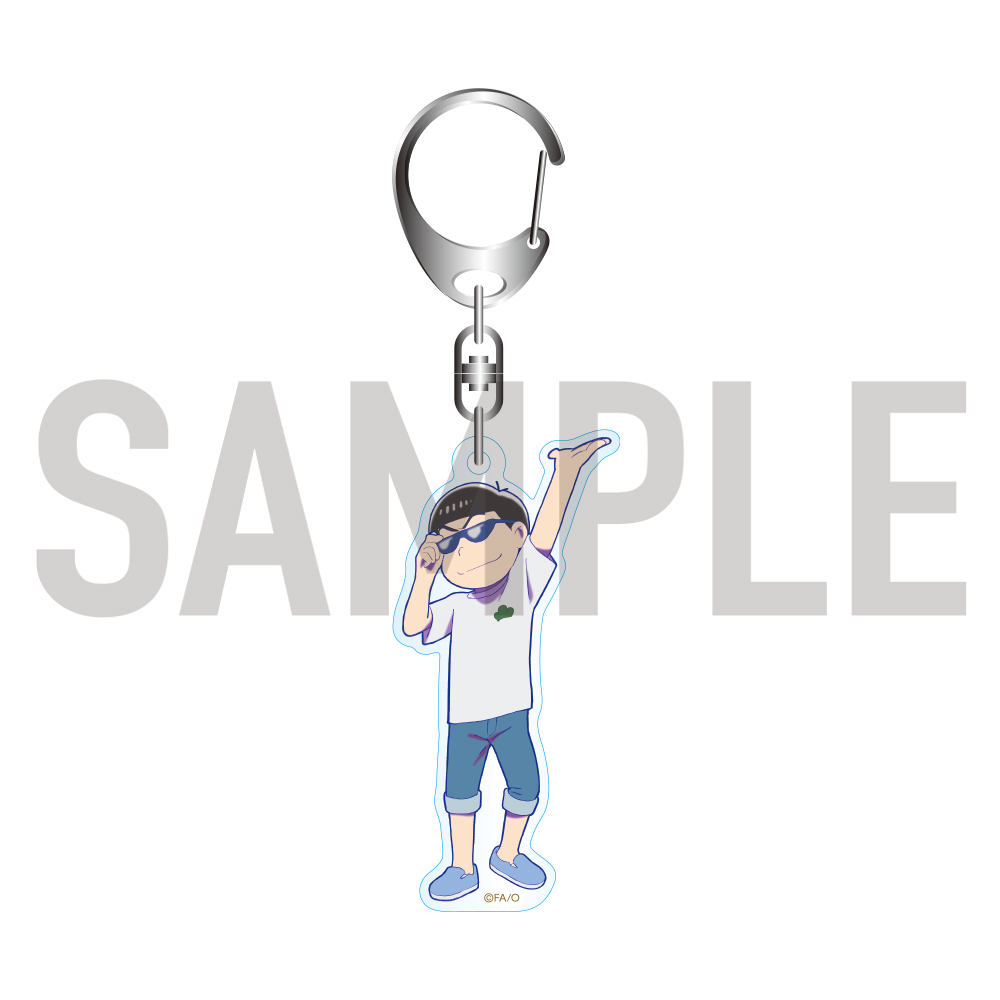 おそ松さん10周年グッズ アクリルキーホルダー（カラ松）【アニメ