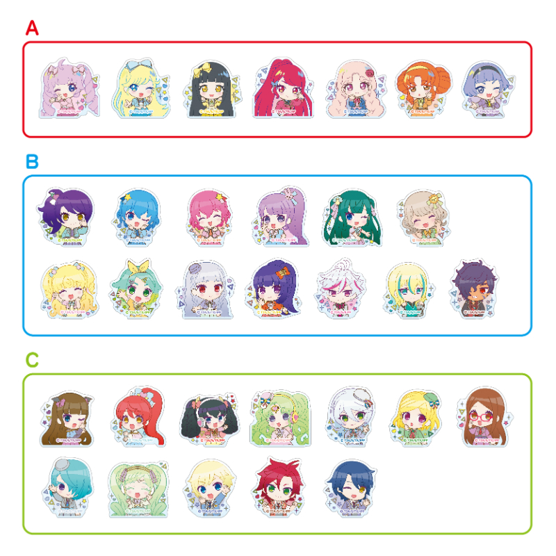 ひみつのアイプリ×プリパラ プリ♡プリライブ トレーディングアクリル