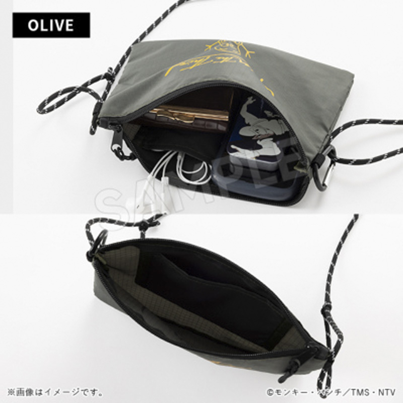 ルンルン様ご確認専用です、サコッシュ3点セット ルパン三世 サコッシュ オリーブ【アニメタイムズSTORE】