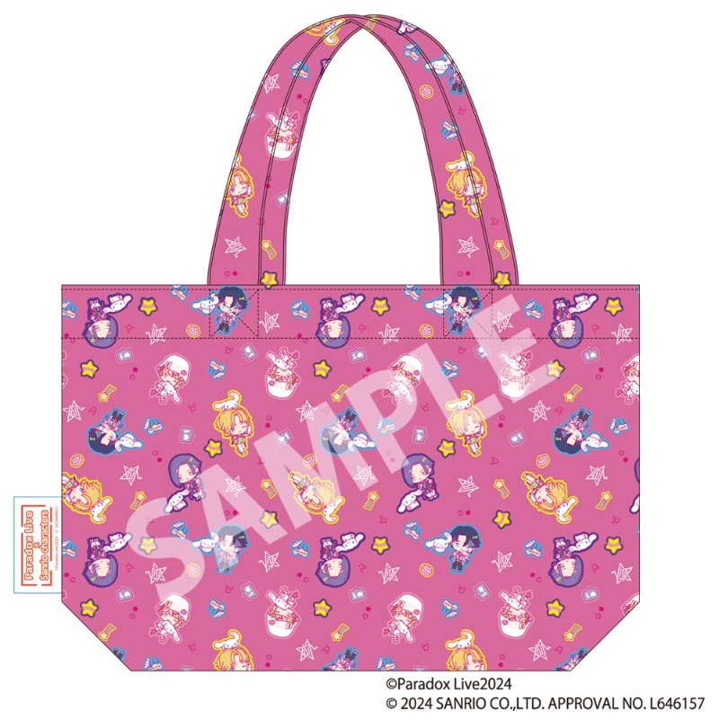 パラライ ドプショ サイン入り トートバッグ VISTY Paradox Live × Sanrio characters ランチトートバッグ VISTY【アニメ
