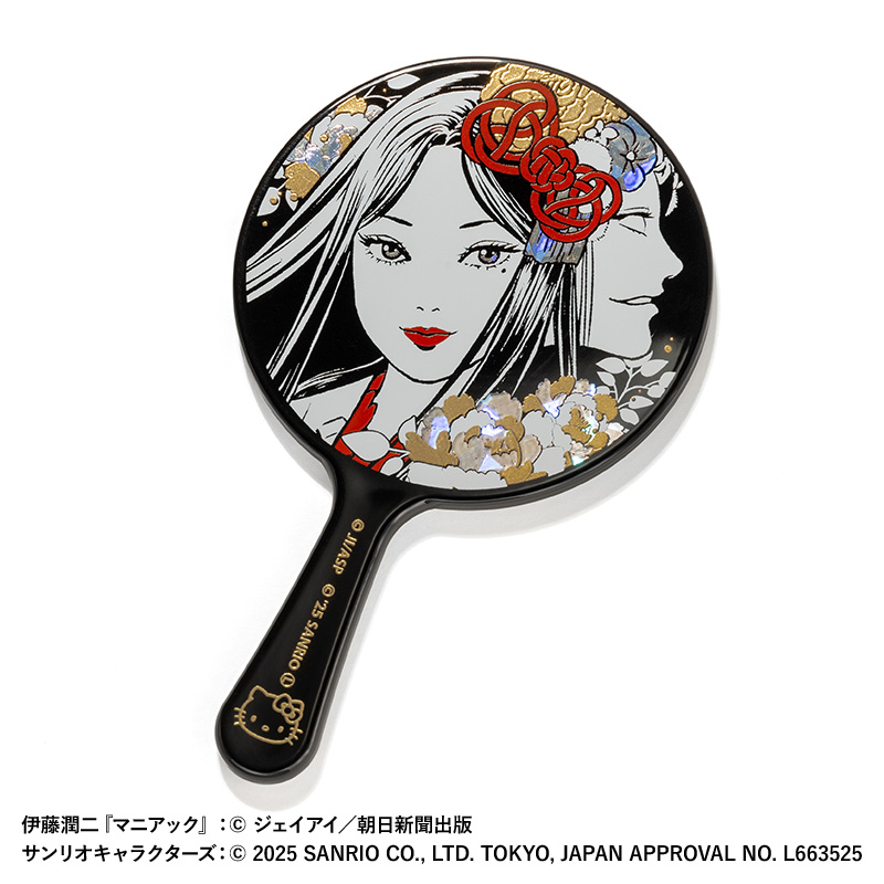 伊藤潤二×サンリオキャラクターズ ラメTシャツ ギャル富江×ハロー