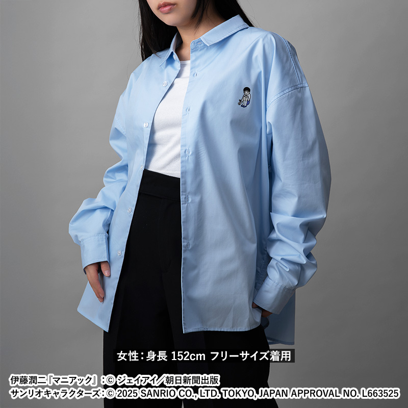 伊藤潤二×サンリオキャラクターズ シャツ(長袖) ゆるタッチ (双一