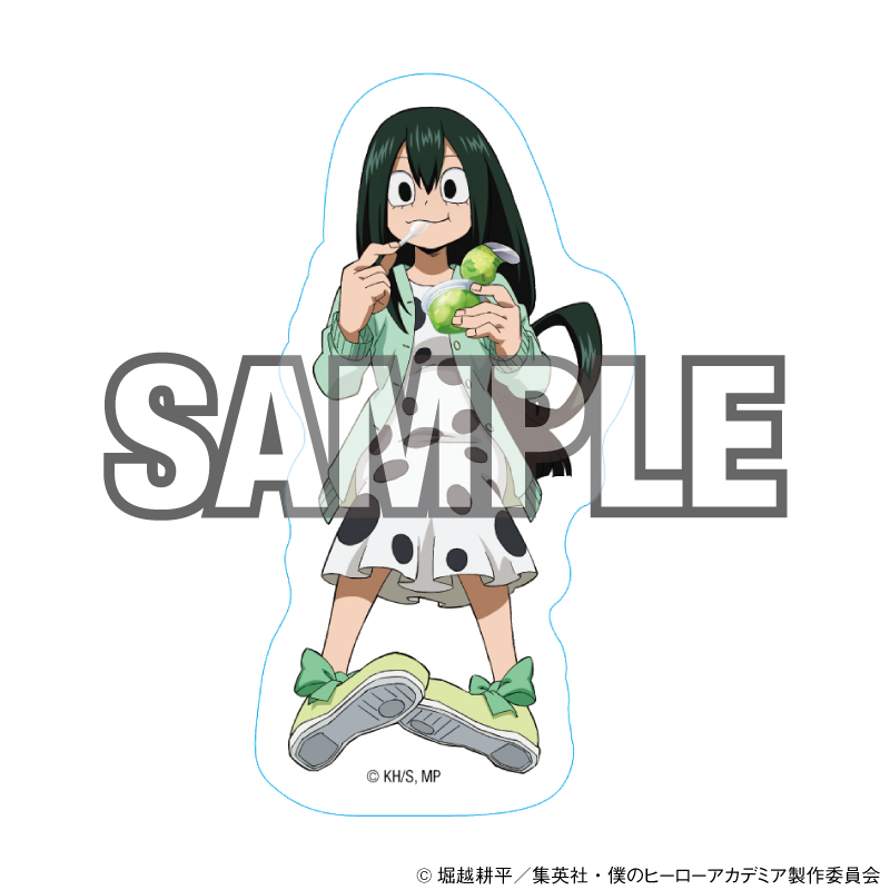 僕のヒーローアカデミア クリアステッカー プチピクニック (蛙吹