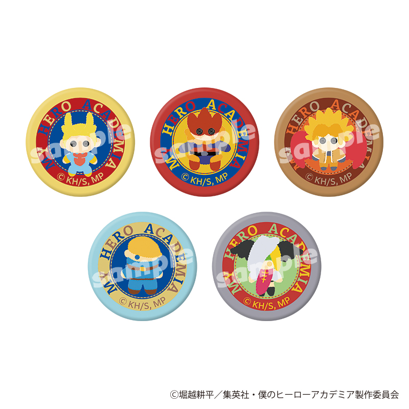 僕のヒーローアカデミア 刺繍缶ミラー 編め！あみぐるみ モチーフ
