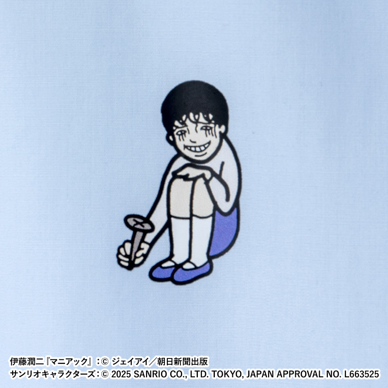 伊藤潤二×サンリオキャラクターズ シャツ(長袖) ゆるタッチ (双一