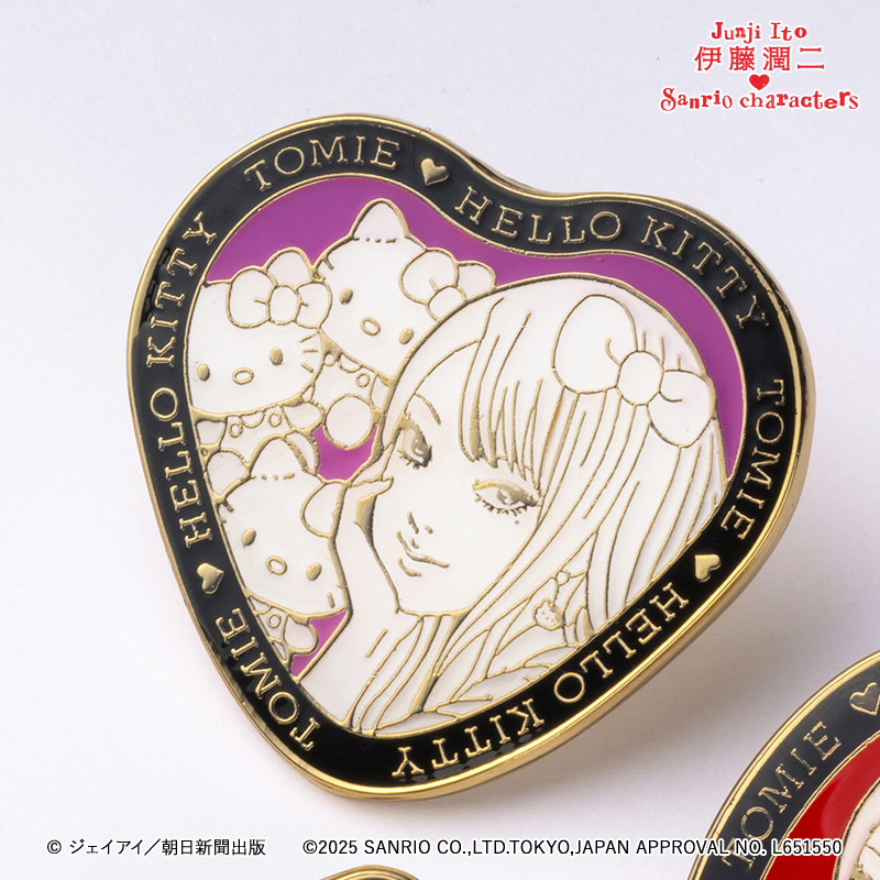 伊藤潤二×サンリオキャラクターズ ギャル富江 伊藤潤二×サンリオキャラクターズ オーロラステッカー ギャル