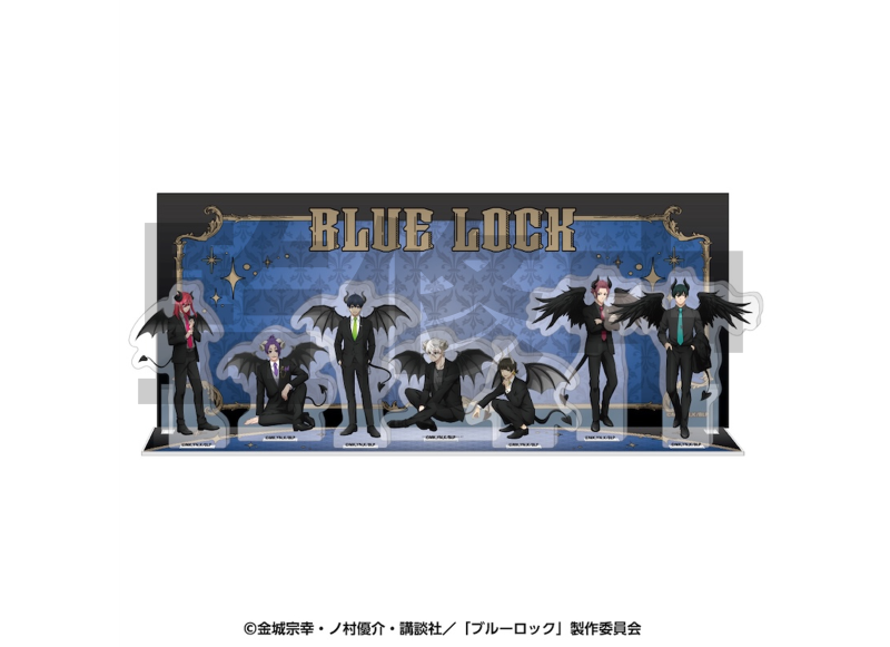 ブルーロック背景カード付 アクリルジオラマスタンドメモリアル(七人の