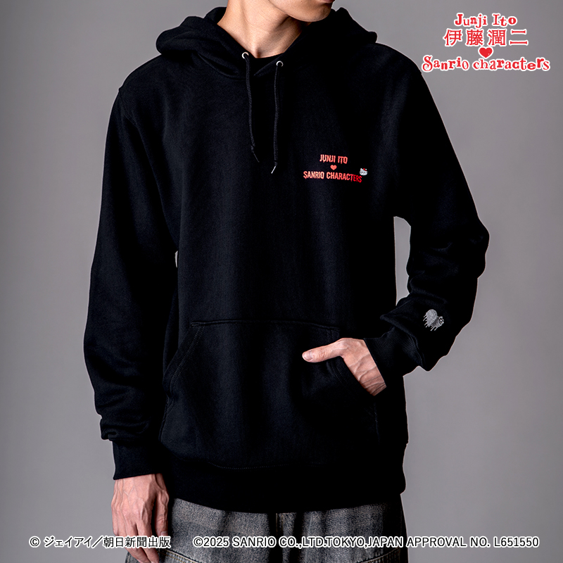 伊藤潤二×サンリオキャラクターズ パーカー ギャル富江×ハローキティ
