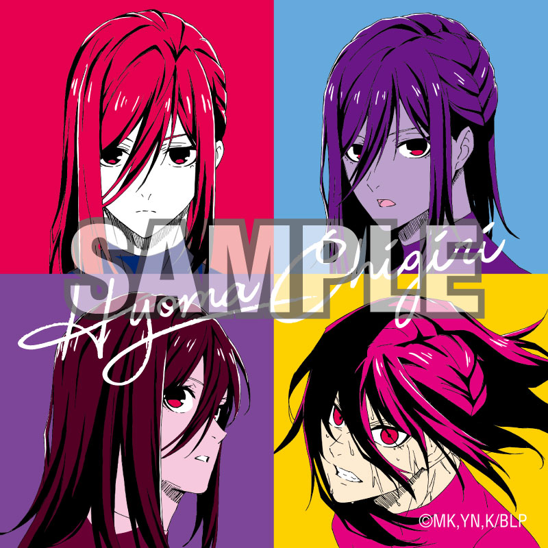 ブルーロック ビッグ正方形缶バッジ ポップアート (千切豹馬)【YTE公式