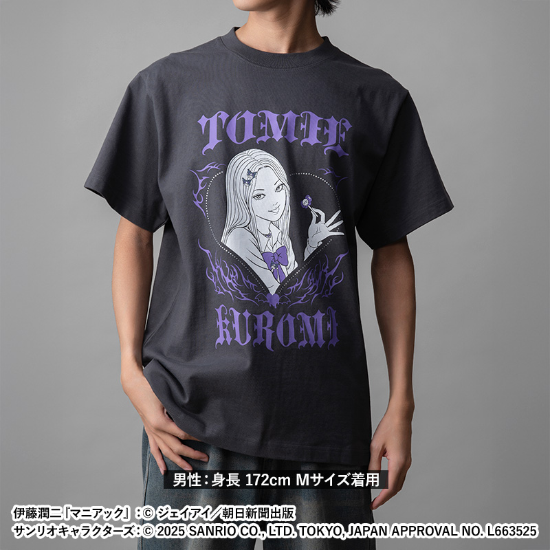 伊藤潤二×サンリオキャラクターズ ストーンTシャツ ギャル富江 (富江