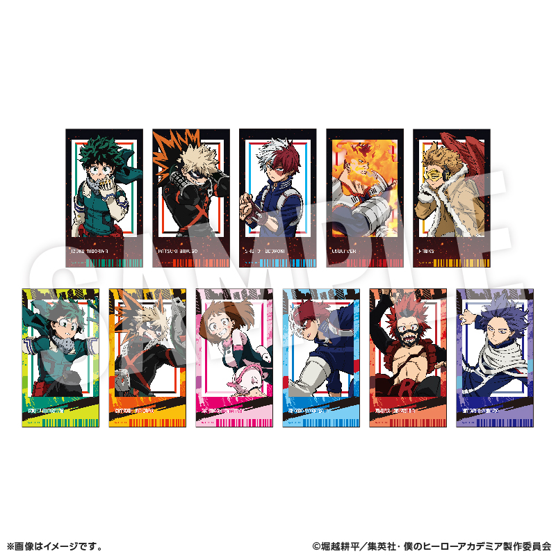 僕のヒーローアカデミア トレーディングクリアアートカード(1パック3枚
