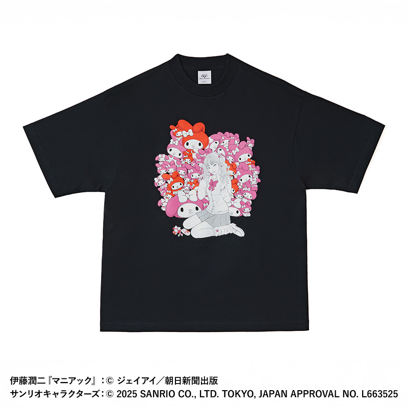 伊藤潤二×サンリオキャラクターズ ラギットTシャツ ギャル富江 (富江